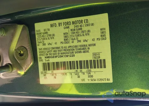 2019 Ford Transit Connect Xlt z USA, uszkodzony, nr VIN NM0GE9F25K1391220